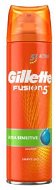 GILLETTE Fusion 5 Ultra Sensitive 200 ml - Gél na holenie