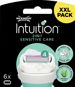 WILKINSON Intuition Sensitive Care náhradní hlavice 6 ks - Women's Replacement Shaving Heads