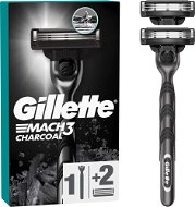 GILLETTE Mach3 Charcoal + head 2 pcs - Razor