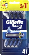 GILLETTE Blue3 Plus Comfort 4 ks - Holicí strojek
