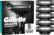 GILLETTE Mach3 Charcoal 5 pcs - Men's Shaver Replacement Heads