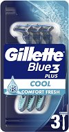 GILLETTE Blue3 Plus Cool holicí strojek 3 ks - Holicí strojek