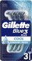 GILLETTE Blue3 Plus Cool holicí strojek 3 ks - Razor