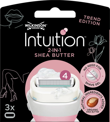 WILKINSON Intuition Shea Butter 3db - Női borotvabetét - Fő fotó