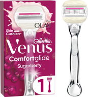 GILLETTE Venus ComfortGlide Sugarberry Scent Platinum 1 ks - Jednorazové dámske holiace strojčeky