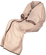 HomeLife TV bag 3 in 1 - 130 × 170 cm, beige - Wearable Blanket
