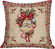 Home of Christmas Christmas pillowcase with bell motif 45 × 45 cm - Pillowcase