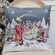 Home of Christmas Tapestry Christmas pillowcase with motif Angels 45 × 45 cm - Pillowcase