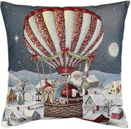 Home of Christmas Tapestry Christmas pillowcase with Christmas balloon motif 45 × 45 cm - Pillowcase