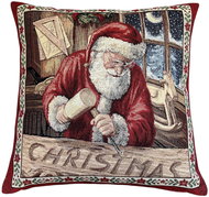 Home of Christmas Tapestry Christmas pillowcase with Santa's workshop 2 motif 45 × 45 cm - Pillowcase