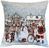 Home of Christmas Tapestry Christmas pillowcase with motif Snow City 45 × 45 cm - Pillowcase