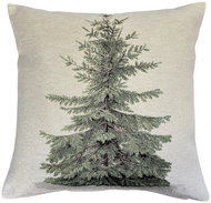 Home of Christmas Tapestry Christmas pillowcase with motif Tree with lurex 45 × 45 cm - Pillowcase