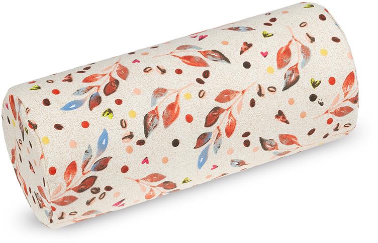 Bellatex 153/607 BERTA hengerpárna huzat, 15×35 cm, levélkés, színes