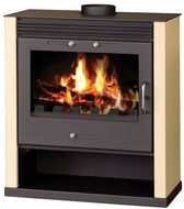 VICTORIA Rubin B, Ivory - Wood Stove