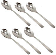 HOME ELEMENTS Jídelní lžíce Alfa 6 ks set na papírové kartě - Lžíce