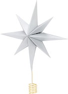 Home Styling Collection Christmas tree topper, paper star, 30 cm, silver - Christmas Decoration