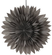 Home Styling Collection Christmas window decoration, paper star, 50 cm, grey - Christmas Decoration