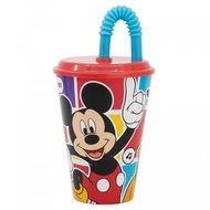 Alum Cup with straw 430 ml - Mickey Mouse Better Together - Drinking Cup