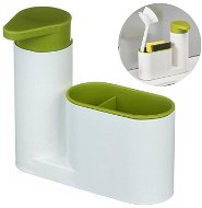 Soap Dispenser Verk Organiser for sink with dispenser green/white - Dávkovač saponátu
