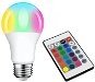 Hurt Farebná RGB LED žiarovka s diaľkovým ovládaním – E27 9 W - LED žiarovka