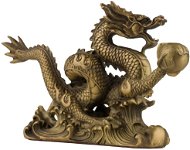 Feng Shui Harmony Mosadzný drak s perlou II - Dekorácia
