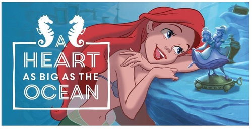 Faro Baby towel 70 × 140, Princess Ariel 050 - Children's Bath Towel - Main image
