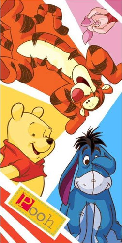 Faro Baby towel 70 × 140 cm, Winnie the Pooh 08 - Children's Bath Towel - Main image