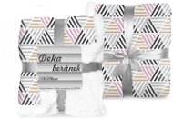 4sleep Deka Beránek 150 × 200 cm Farebné trojuholníky - Deka