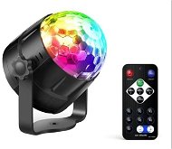CEN RGB LED diskogule s diaľkovým ovládaním a zvukovým senzorom - Svetelný projektor