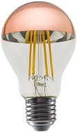 Diolamp LED Filament zrcadlová žárovka A60 8W/230V/E27/2700K/900Lm/180°/DIM, měděný vrchlík - LED Bulb