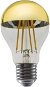 Diolamp LED Filament zrkadlová žiarovka A60 8 W / 230 V / E27 / 2700 K / 900 lm / 180° / DIM, zlatý vrchlík - LED žiarovka