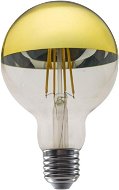 Diolamp zrkadlová žiarovka G95 8 W/230 V/E27/2700 K/900 lm/180° zlatý vrchlík - LED žiarovka