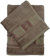 FORBYT Bamboo ručník SAGANO 50 × 90 cm - hnědý - Ručník