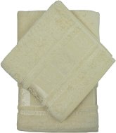 4sleep Bamboo ručník Sagano 50 × 90 cm - smetanový - Ručník