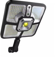 Izoxis 22736 Solar-Straßenleuchte 220 LED COB, IP65, 8 W, schwarz - LED-Strahler
