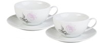 by inspire Čajový šálek s podšálkem Rose 200 ml, 2 ks - Set of Cups