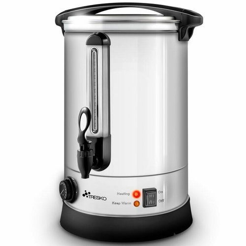 Tresko Glühweinkocher 10 l silber - Getränkewärmer - Hauptbild