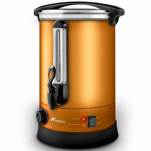 Tresko Mulled wine cooker 10 l orange - Beverage Warmer - Main image