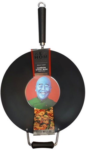 Ken Hom Wok Excellence Wok 31 cm carbon colour, carbon steel - Wok Pan - Main image