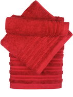 4sleep Osuška Porto 04 červená 70 × 140 cm - Bath Towel