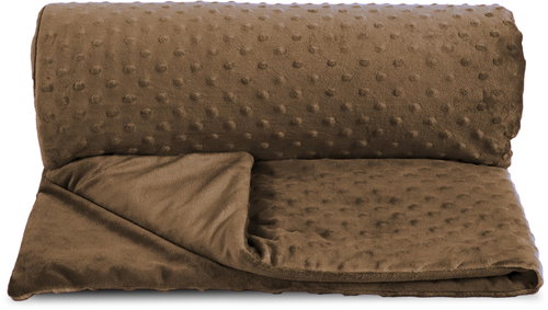 4sleep Blanket / Duvet collection Minky 110 × 140 cm 06 brown / hazelnut - Blanket - Main image