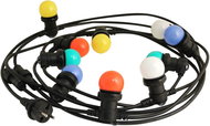 Outdoor light chain with coloured bulbs 6 m - Light Chain