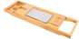 Bathroom Shelf Ruhhy Bamboo bath tray 75 - 112 cm - Polička do koupelny