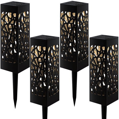 Verk 27103 Garden solar lamps with dusk sensor 4 pcs - Garden Lighting - Main image