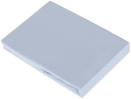 The Spirit of OM stretch jersey organic cotton sheet - silver grey, 180-200 × 200 cm - Bedsheet