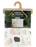 Dochtmann PVC shower curtain 180 × 180 cm, tile motif - Shower Curtain