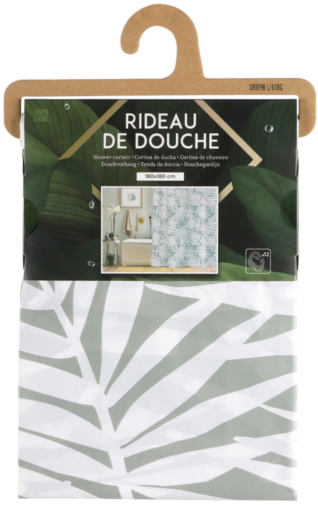 Dochtmann PVC, 180 × 180 cm, dzsungel motívum