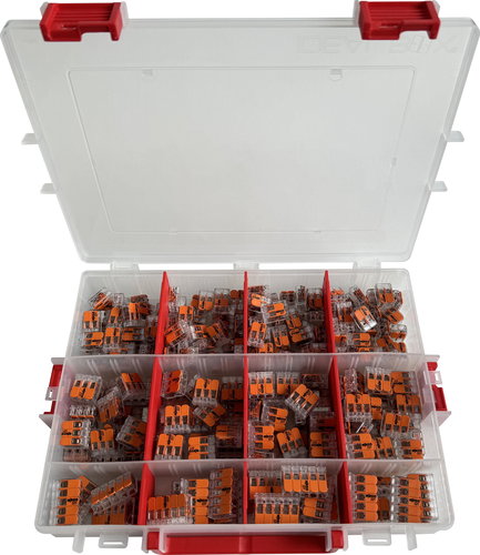 IDEAL BOX Plastic organizer XL & WAGO clamps - Screw Terminal - Main image