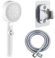 Sprchový set APT Sprchová souprava hadice + držák + hlavice, bílá - Sprchový set