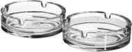DOCHTMANN Ashtray 10,2 cm glass round, 2 pcs - Ashtray